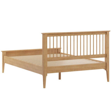 Sardinia 4’6 Double Bed | Oak Finish