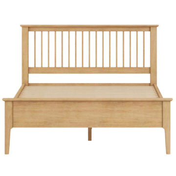 Sardinia 5′ King Size Bed | Oak Finish