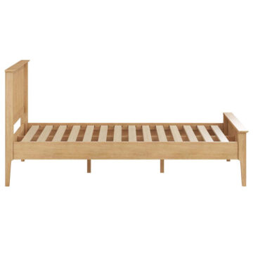 Sardinia 5′ King Size Bed | Oak Finish