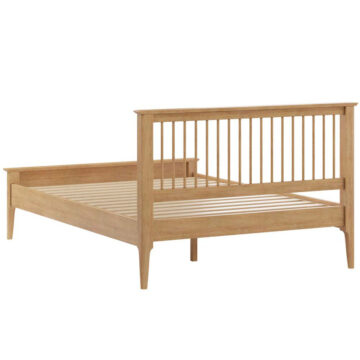 Sardinia 5′ King Size Bed | Oak Finish
