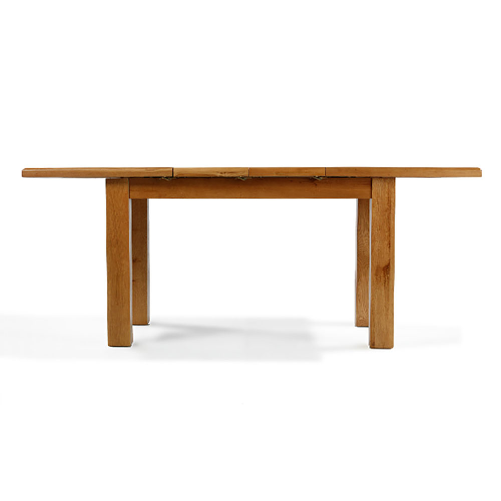 Aversa Oak Medium Extending Dining Table 132 198cm Oak World