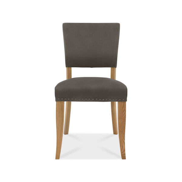 Calgary Upholstered Dining Chair | Dark Grey | Pair