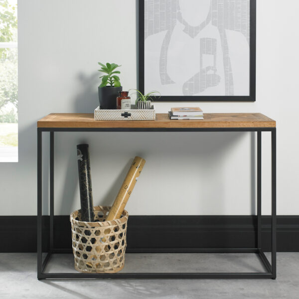 Black Calgary Console Table