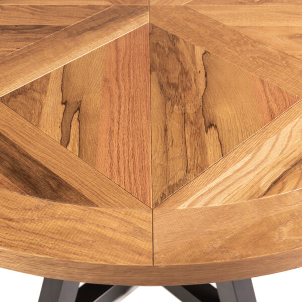 Black Calgary Round Dining Table