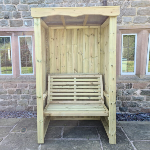 Timber 2 Seat Arbour - Churnet Valley