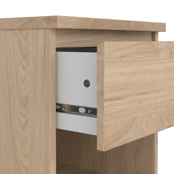 Moderno Bedside  1 Drawer 1 Shelf in Jackson Hickory Oak | Self Assembly
