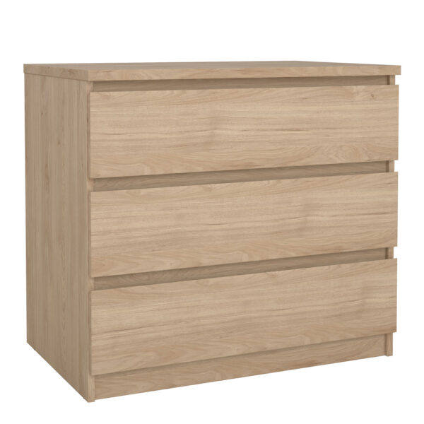 Moderno Chest of 3 Drawers in Jackson Hickory Oak | Self Assembly