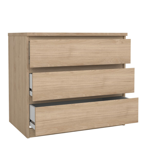 Moderno Chest of 3 Drawers in Jackson Hickory Oak | Self Assembly