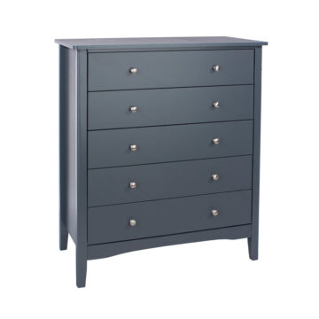 Saint Cloud Blue 5 Drawer Chest