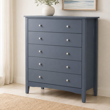 Saint Cloud 5 Drawer Chest | Blue