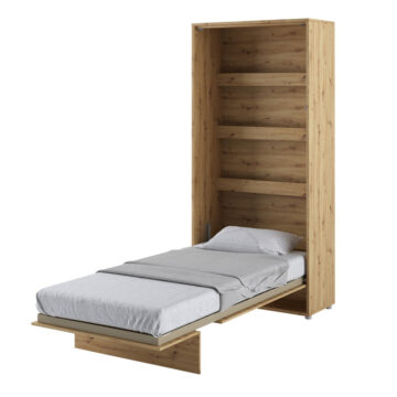 Vertical Wall Bed Concept 90cm | Oak Artisan Finish