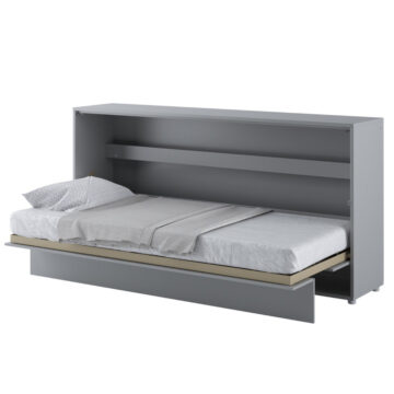 Horizontal Wall Bed Concept 90cm | Matt Grey Finish