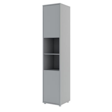 Tall Storage Cabinet for Vertical Wall Bed Concept | Grey Matt