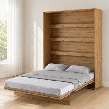 Vertical Wall Bed Concept 180cm | Oak Artisan