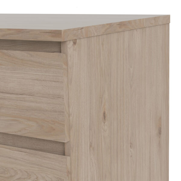 Moderno Chest of 5 Drawers in Jackson Hickory Oak | Self Assembly