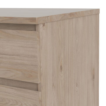 Moderno Chest of 5 Drawers in Jackson Hickory Oak