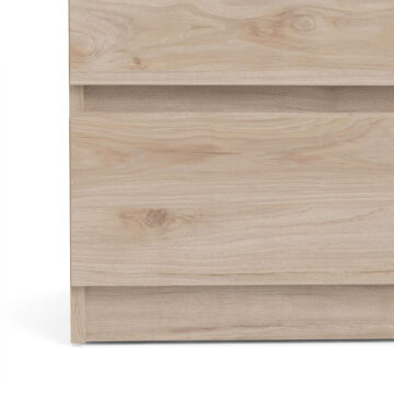 Moderno Chest of 5 Drawers in Jackson Hickory Oak