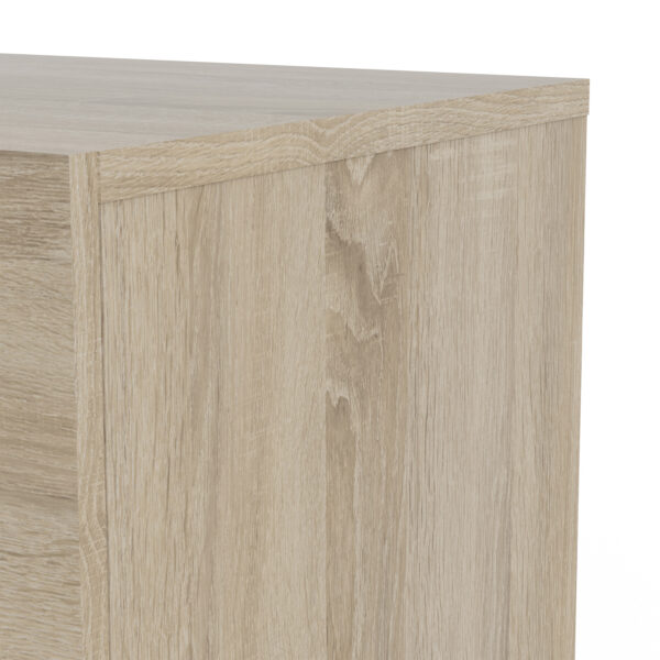 Rossi Bedside 2 Drawers in Oak | Self Assembly