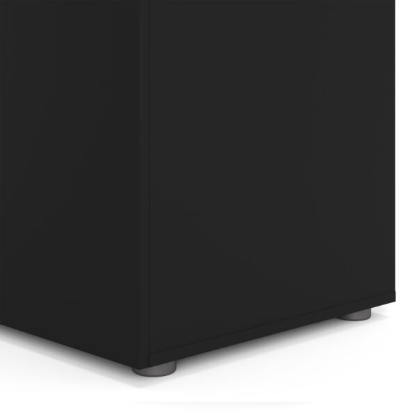 Rossi Wardrobe with 3 doors in Black