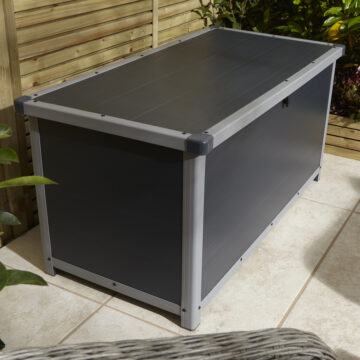 Caspian 4×2 Cushion Box | Dark Grey