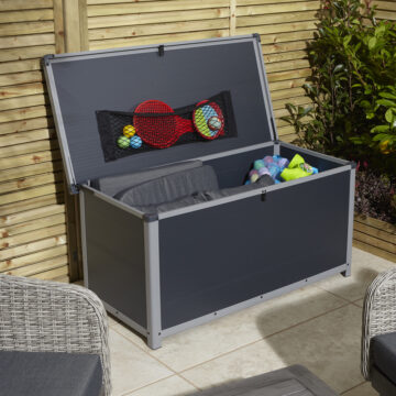 Caspian 4×2 Cushion Box | Dark Grey