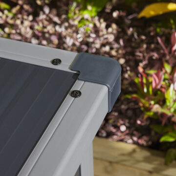 Caspian 4×2 Cushion Box | Dark Grey