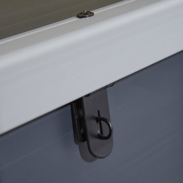 Caspian 4×2 Cushion Box | Dark Grey