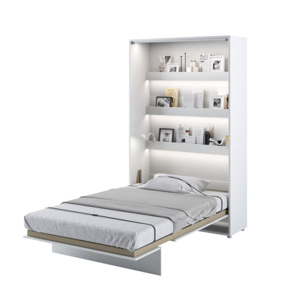 Vertical Wall Bed Concept 120cm | White Matt
