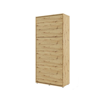 Vertical Wall Bed Concept 90cm | Oak Artisan Finish
