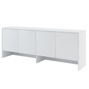 Over Bed Unit for Horizontal Wall Bed Concept 120cm | White Matt