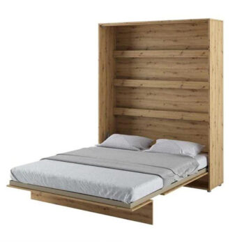 Vertical Wall Bed Concept 160cm | Oak Artisan