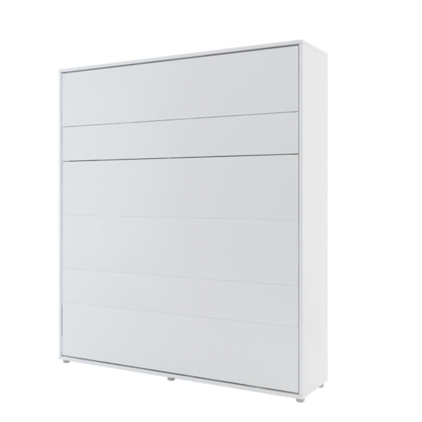 Vertical Wall Bed Concept 180cm | White Matt