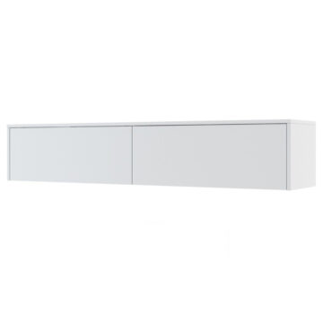 Over Bed Unit for Horizontal Wall Bed Concept 160cm | White Matt