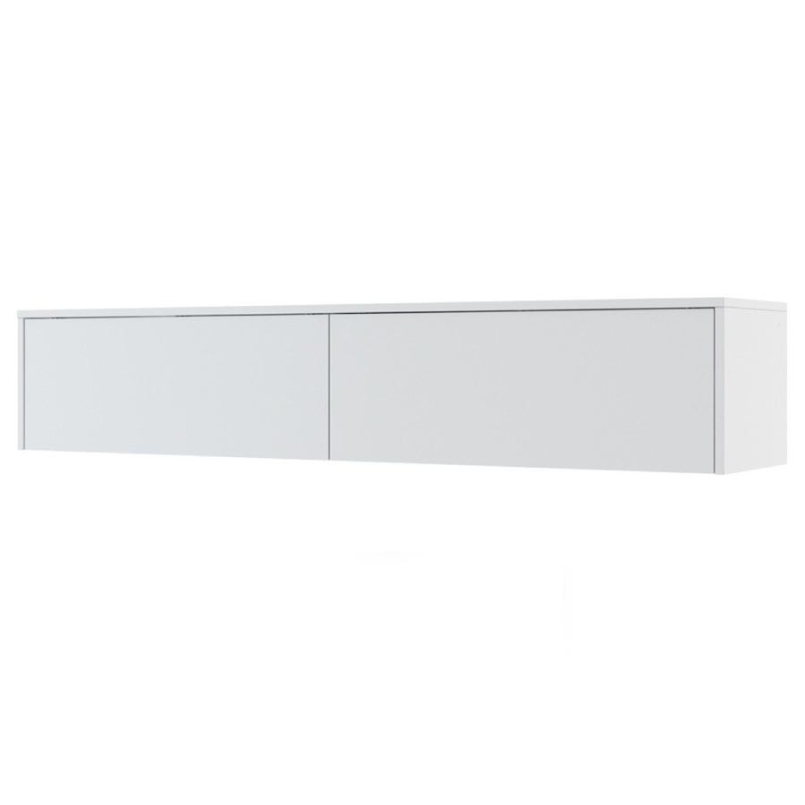Over Bed Unit for Horizontal Wall Bed Concept 160cm | White Matt
