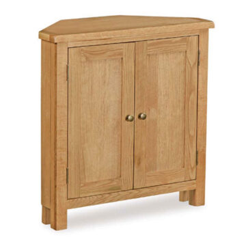 Belmont Oak Corner Cupboard | Clearance