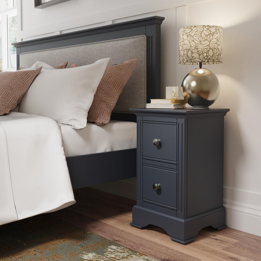 Grey Oak Bedside Wooden & Painted Bedside Tables Oak World