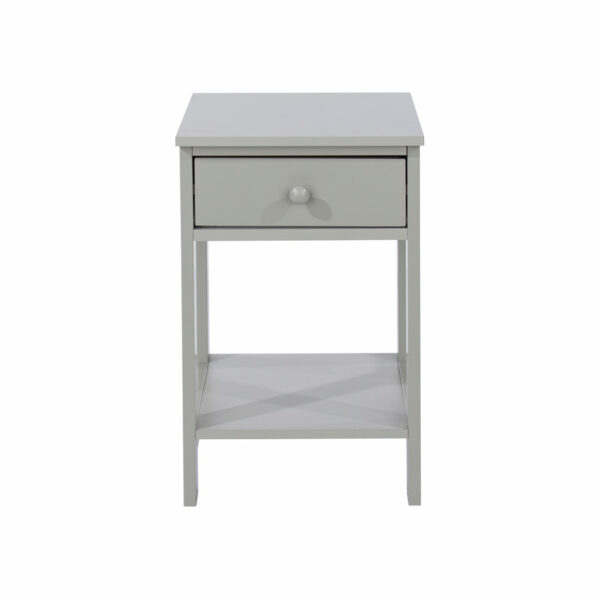 Staffa 1 Drawer Petite Bedside Cabinet | Grey