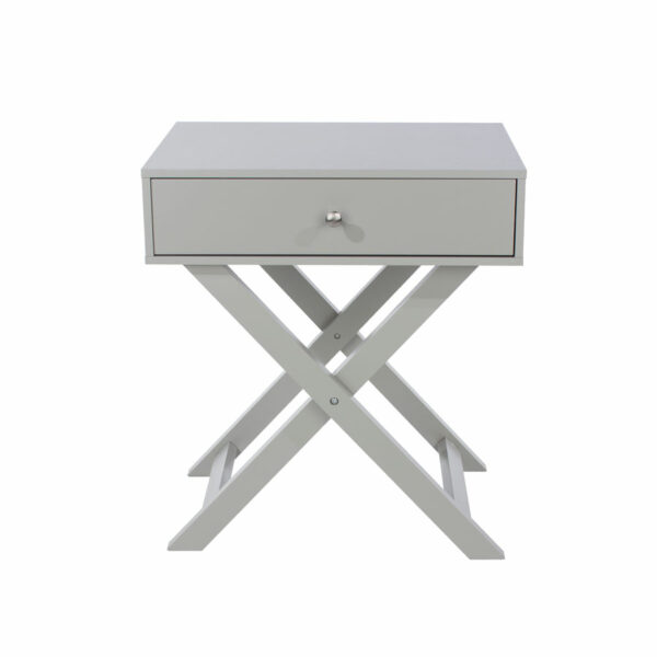 Staffa 1 Drawer Petite Bedside Cabinet | Grey