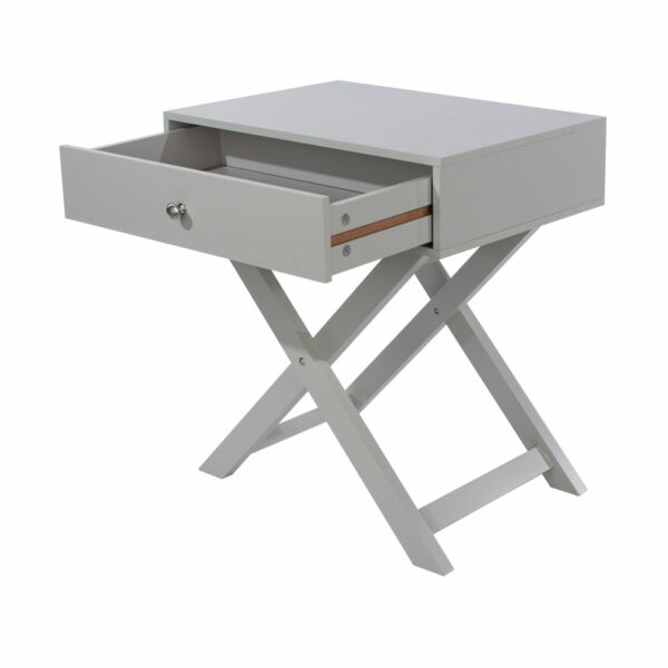 Staffa 1 Drawer Petite Bedside Cabinet | Grey