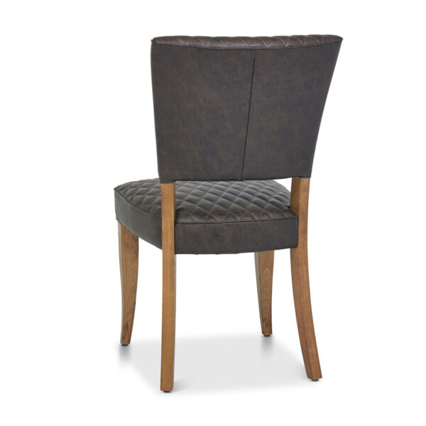Calgary Upholstered Dining Chair | Vintage Brown | Pair