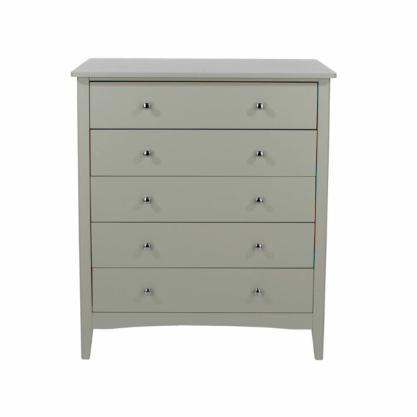 Saint Cloud 5 Drawer Chest | Grey