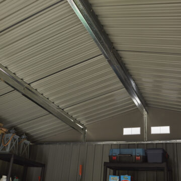 Savannah 10×8 Metal Apex Shed | Dark Grey