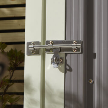Savannah 5×3 Metal Pent Shed | Light Grey