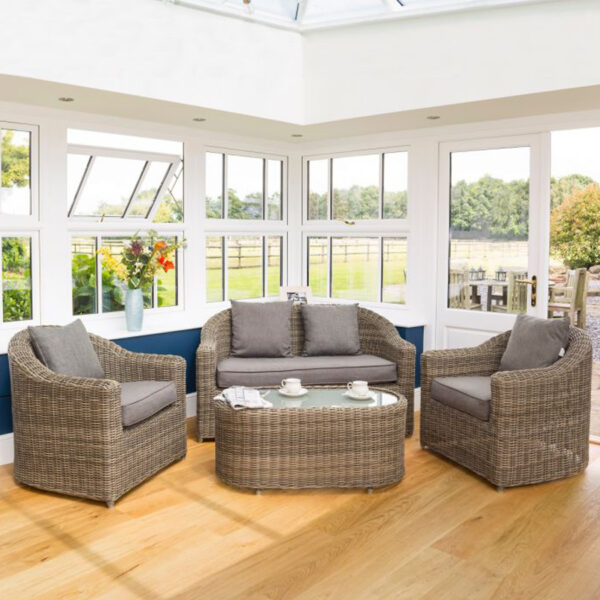 Valencia Rattan Sofa Set | Natural Weave