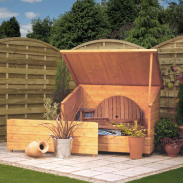 Oakworld Alfresco Shiplap Garden Chest