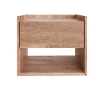 Torquay Floating Pair of 1 Drawer Bedside Tables | Oak Finish