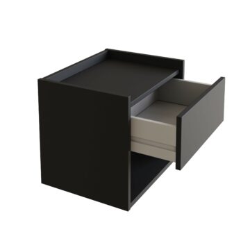 Torquay Grey Floating Pair of 1 Drawer Bedside Tables