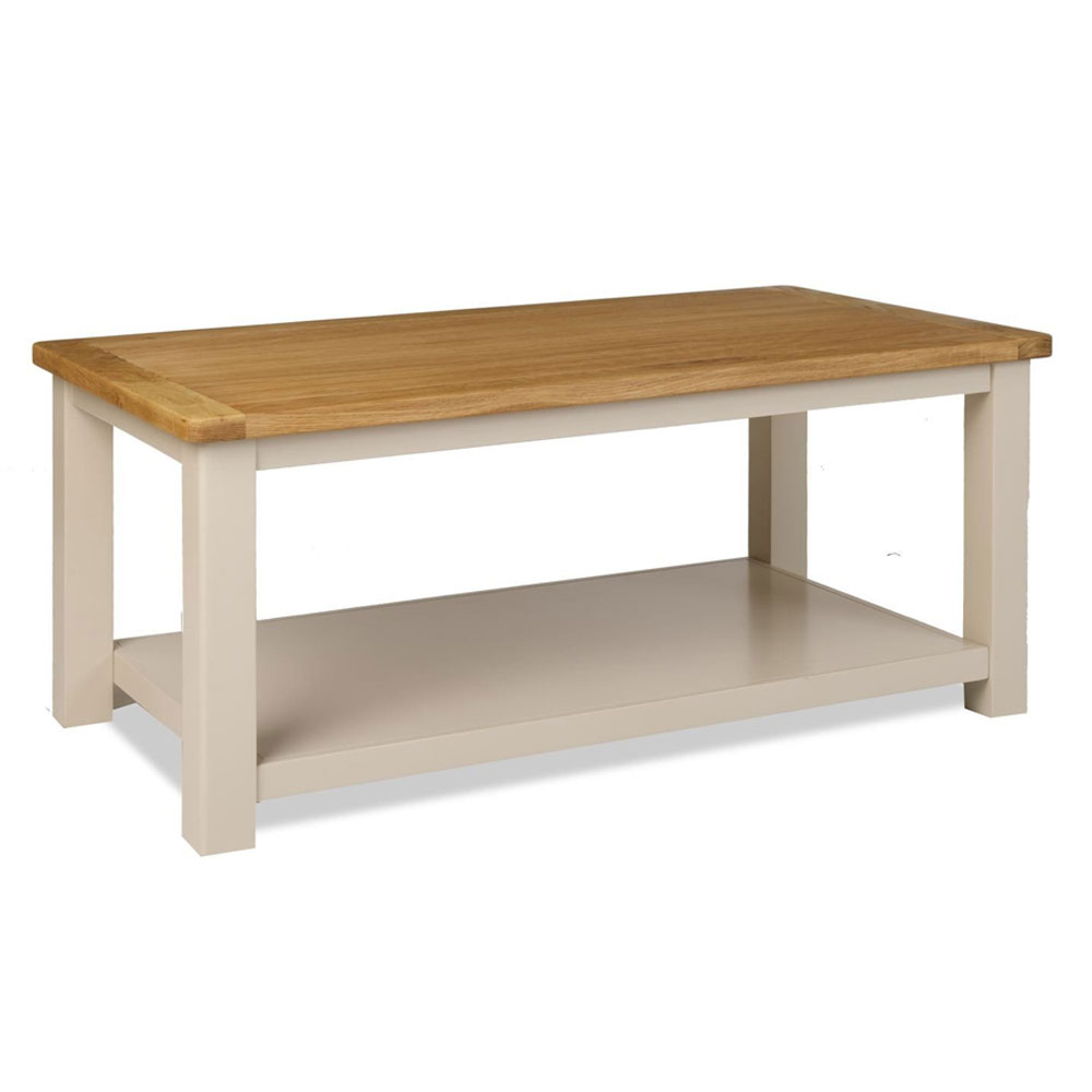 Tynedale Stone Grey Painted Coffee Table Clearance Oak World