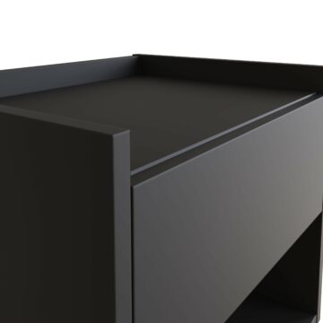 Torquay Grey Floating Pair of 1 Drawer Bedside Tables