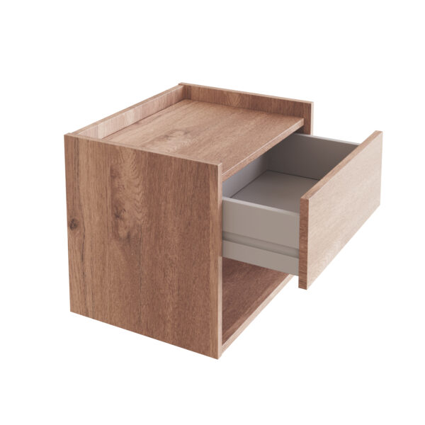 Torquay Floating Pair of Bedside Tables | Oak | Self Assembly | Clearance